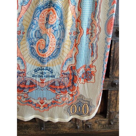 Jean Paul Gaultier Soleil S/S 1994 "Les Tatouages" Currency Dress Sz L - Picture 4 of 7